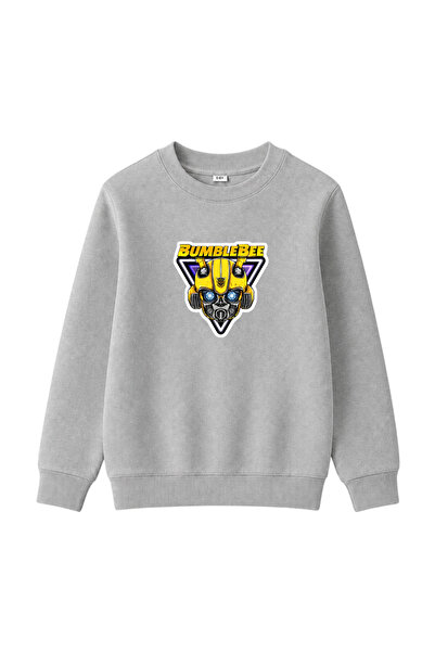 haha Hoodless Bumblebee Printed Sweatshirt for Boys