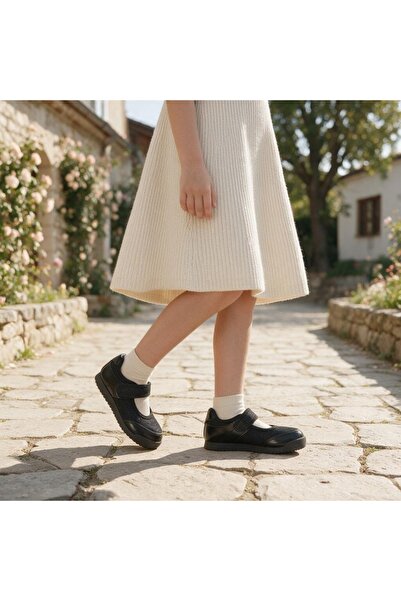 OEM Pantofi casual pentru fete, din piele ecologică și material textil, detal...