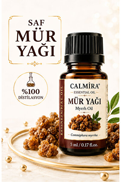 CALMİRA Mür Yağı 5 Ml. | Mirha | Myrrh Essential Oil | %100 Saf Distilasyon |...