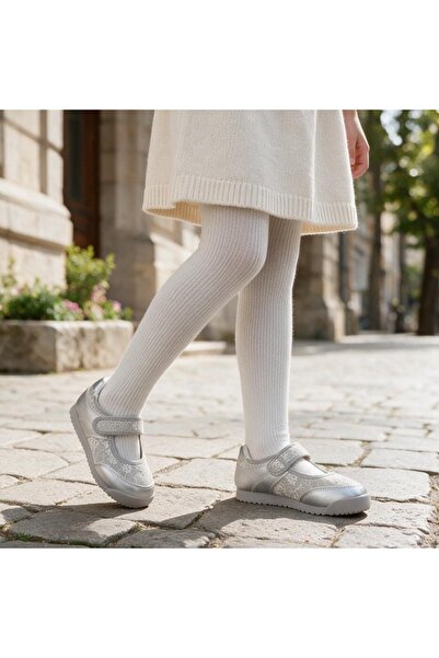 OEM Pantofi casual pentru fete, din piele ecologică și material textil, detal...
