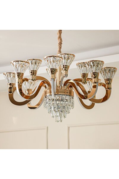Danube Home Casablanca Crystal LED Chandelier Clear D780xH46 mm, For Lounge, ...