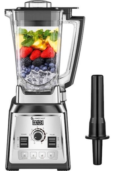 AMZCHEF Μπλέντερ 2 λίτρων 2000W CE-NY-8088MJD