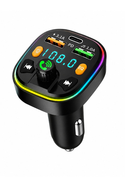 POGEOTOMOTİV Bluetooth FM Transmitter Araç İçi Şarj ve Müzik Aktarıcı