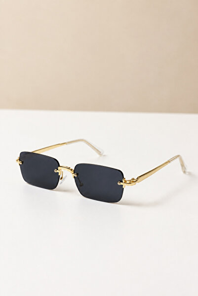 Goldmine Asaf Ii Gold Black Premium Uv400 Sunglasses |   Case and Cleaning Cl...