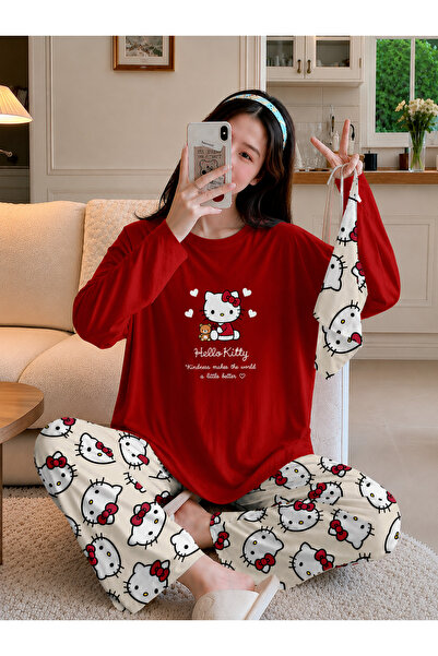 Silona Homewear Bahd Little Better Red Supersoft Pajama Set