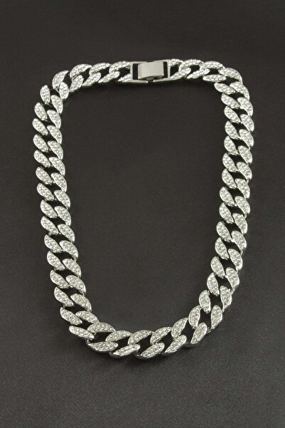 TakÇalıştır Chain Zircon Stone Luxury Steel Necklace