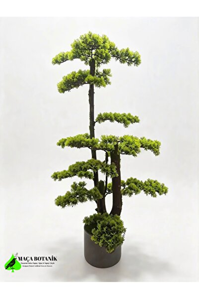 Genel Markalar Yapay Bonsai Ağacı Beton Saksılı Büyük Boy 110 cm
