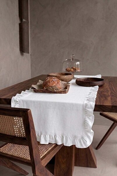 vivamaison Linen Cotton Runner 40X130 Washed Table Runner