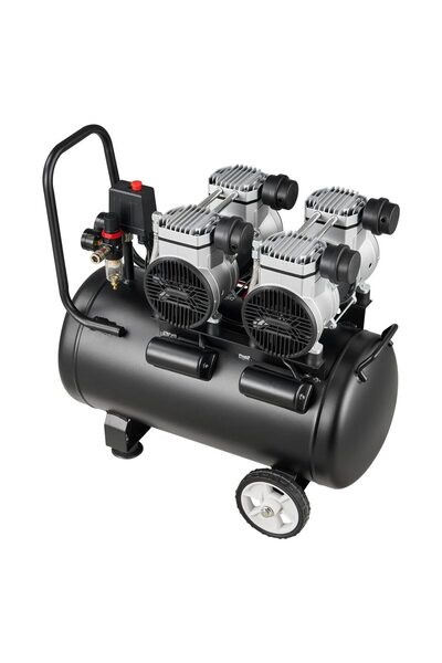 VEVOR Compresor de aer fara ulei, Portabil, 3 kW, 255 l/min, 6.2 Bar, presiun...