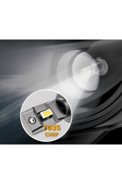 Tucrim Set de 2 becuri LED H7 15000 LM 6500 K – Lumină Albă Rece, Vizibilitate Maximă