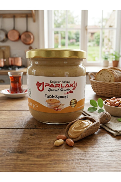 Şekersiz %100 Saf Doğal Fıstık Ezmesi 400Gram