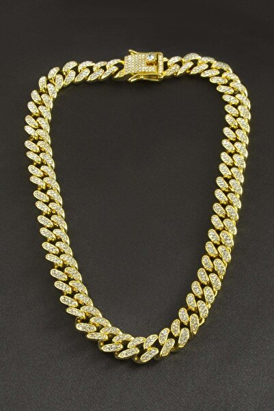 TakÇalıştır Chain Zircon Stone Luxury Steel Necklace