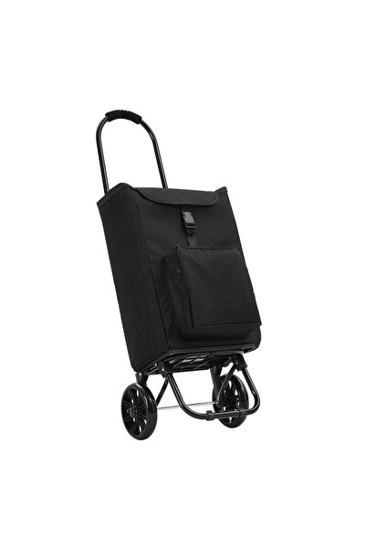 OEM Carucior pentru cumparaturi pliabil cu 2 roti mari, geanta detasabila, ma...