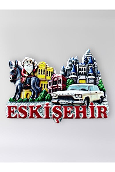 Mundy ESKİŞEHİR Polyester Kabartmalı Magnet 7,5 cm x 5 cm Dekoratif Hediyelik...