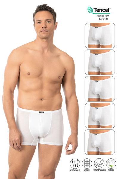 ÖZKAN underwear Özkan 11897 5-Pack Men's Premium Modal Fabric Cotton Flexible...