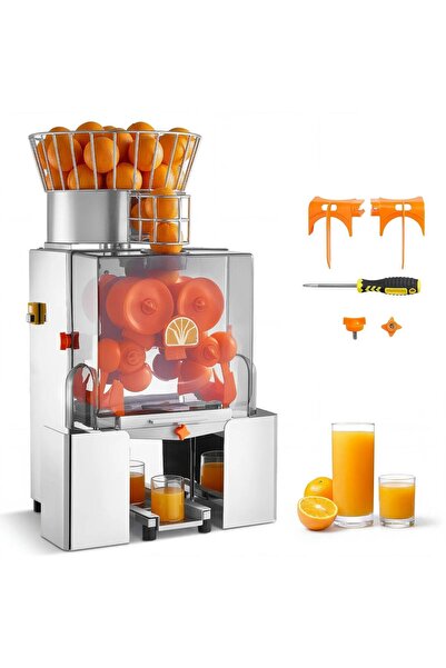OMS Storcator automat pentru portocale slow juicer, Inox, diametru citrice 55...