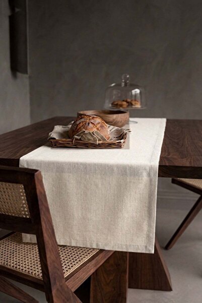 vivamaison Linen Cotton Runner 40X130 Washed Table Runner