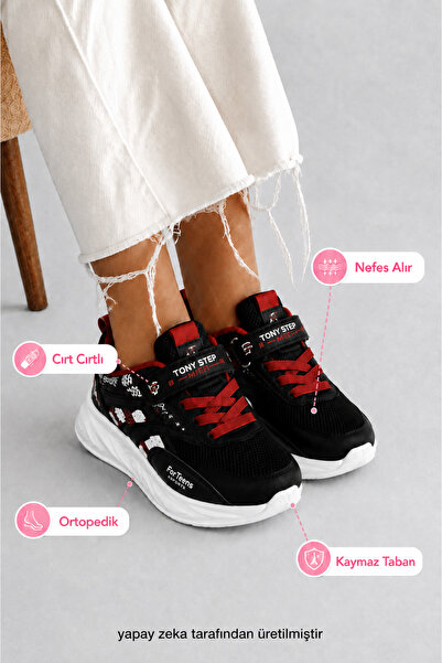 ts tonny step Children's Velcro-Strapped (Velcro) and Orthopedic Footbed (Ort...