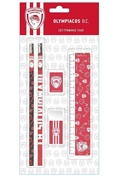 OEM Σχολικό Σετ Ολυμπιακός Μπάσκετ (HP.BTS.BS.004)