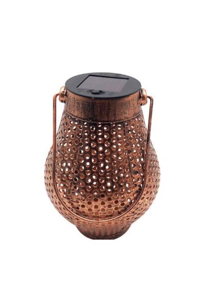 Strend Pro Lampă solară, Cupru, 1 LED, 11x17cm, AAA, metal
