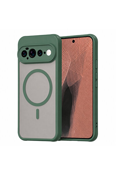 OEM Husa pentru Google Pixel 11 Pro XL SSKY272 MagSafe, Verde, Policarbonat, TPU