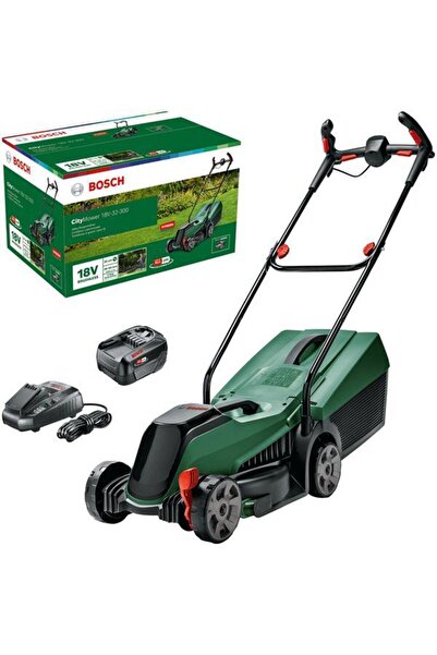 Bosch 06008B9A07, Mașină de tuns iarba CityMower, 18 V, Lățime de tăiere 32 c...