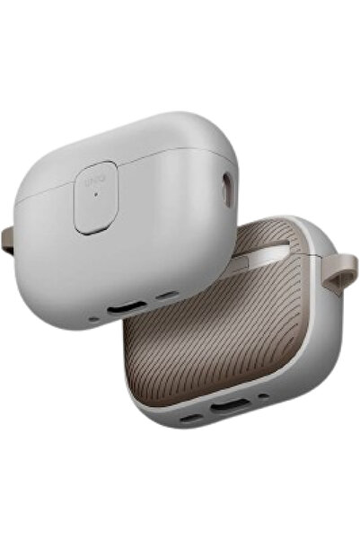 uniq Θήκη AirPods Pro 3rd Gen Clyde Σκληρή με Μαγνητικό Κλείσιμο - Mist Grey ...
