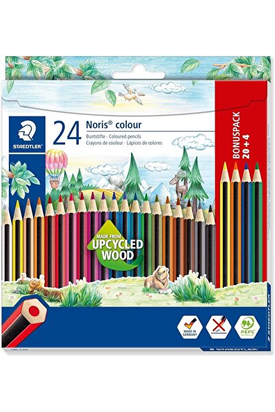 Staedtler Χρωματιστά Μολύβια Νόρις 24 Τεμάχια (185 C24P)