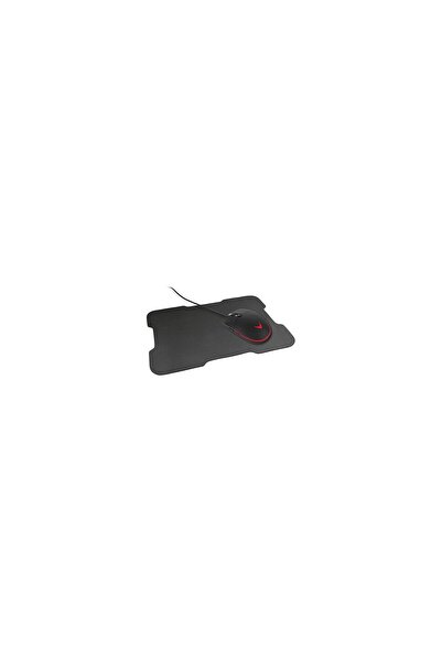 Varr Set Mouse gaming cu fir si Mousepad, lumina led, Rezoluție 3200 dpi, USB...