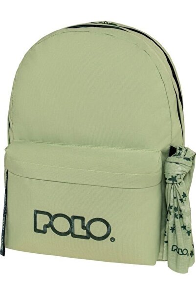 Polo Σακίδιο Πλάτης Original Διπλό Κασκόλ Φυστικί/Σκούρο Πράσινο (901235-6963)