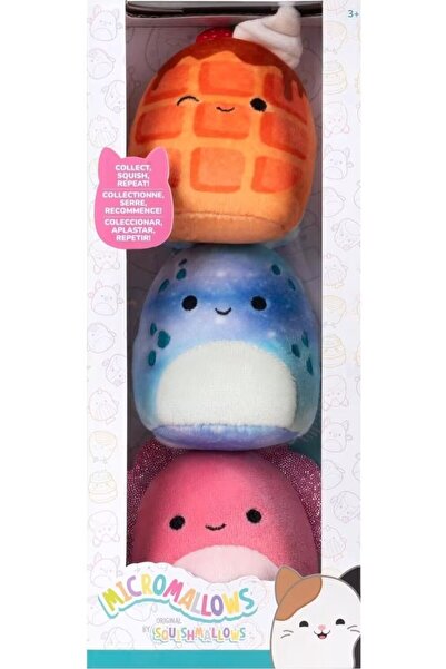 Squishmallows Μικρομάλοους - Σετ 3 τεμαχίων Βελούδινα 6 εκ. (JWSM0199)
