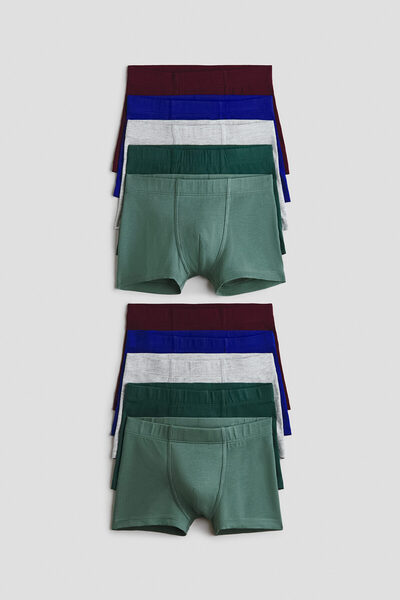 H&M 10'lu Pamuklu Boxer Şort