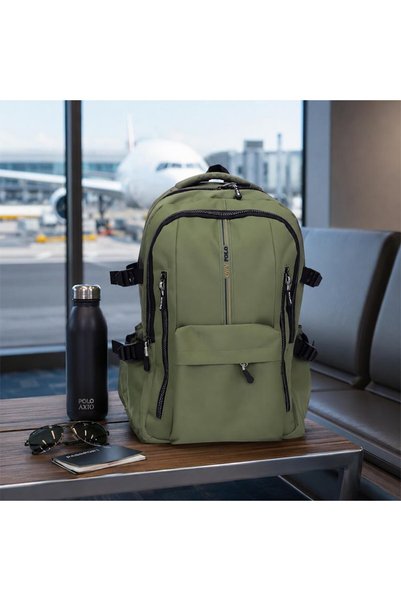 woomino Unisex multi-compartment school backpack - middle school, high school, travel and outdoor