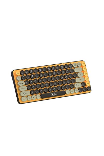 Xo KB-12 Ασύρματο πληκτρολόγιο Bluetooth τριών χρωμάτων Πορτοκαλί (16.001.0310)