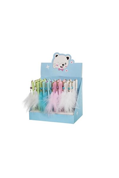 Banadabak Feathered Ballpoint Pen 0.5 mm 4 Colors Cs-3216