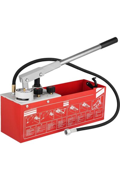 OMS Pompa de testare hidrostatica, 12 l, presiune max 60 Bar, 2 x valve, 3 x ...
