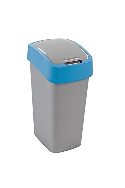 CURVER Cos de gunoi FLIP BIN 25L, capac batant, 26 x 47 x 34 cm, gri/albastru