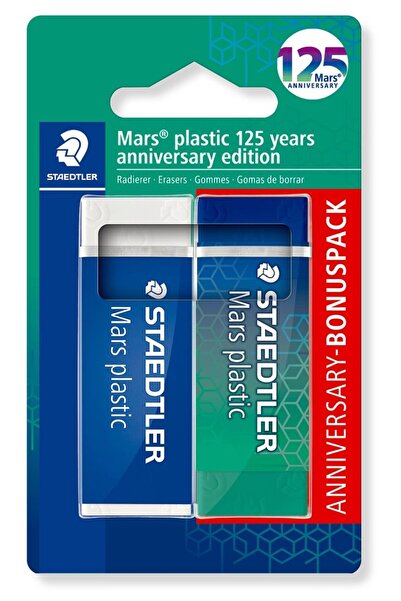 Staedtler Γόμες για μολύβι 2 τεμάχια Επετειακή Έκδοση (52650MABK1)