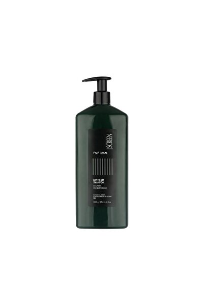 SCREEN Daily Care Shampoo for Men, Suitable for Frequent Use, 1000 ml - Day-T...