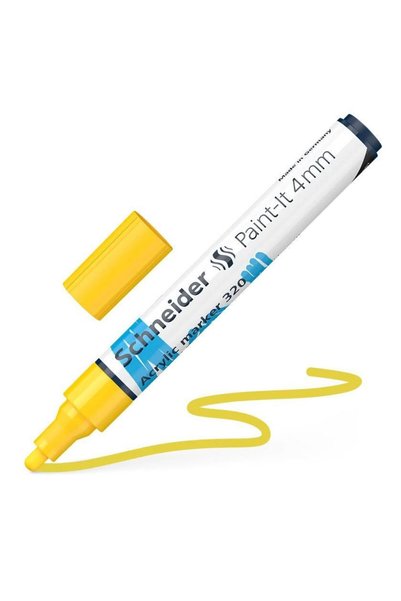 SCHNEIDER Paint-it 320 Μαρκαδόροι (4mm) Κίτρινο