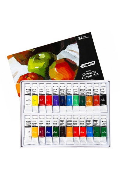 Bigpoint Guaj Boya Seti 12ml Tüp x 24 Renk - BPPG-2412
