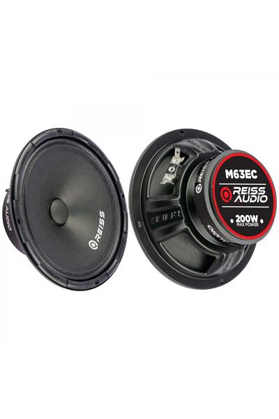 REISS AUDIO RS-M63EC 16 CM MİDRANGE 200 WATT MAXİMUM POWER 100 WATT RMS POWER