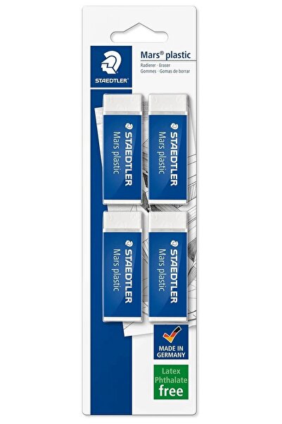 Staedtler Συσκευασία blister 4 πλαστικές γόμες Mars 526 (52650BK4D4)