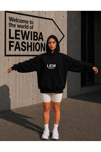 lovver Lew Design Oversized Hooded 100% Cotton Premium Print Fabric Quality W...