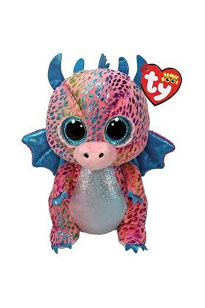 TY Beanie Boos Βελούδινος Αφράτος Πολύχρωμος Δράκος 15 εκ. (1607-37346)