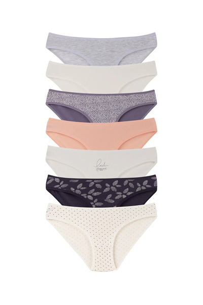 LC Waikiki Mixed Cotton Women's Panties 7-Pack