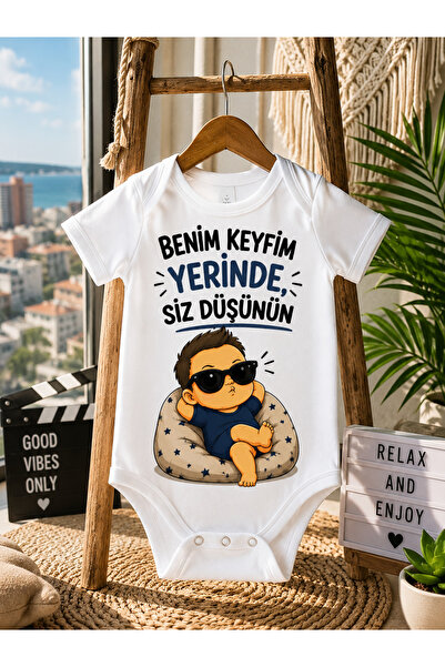 Novera Organic 100% Cotton Cool Baby Bodysuit for Boys