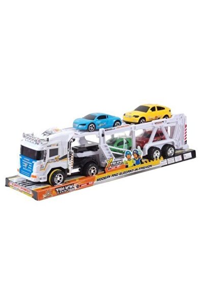 Blue Toys Φορτηγό Μεταφοράς Σπορ Αυτοκινήτων με Κίνηση Τριβής (MKA236312)