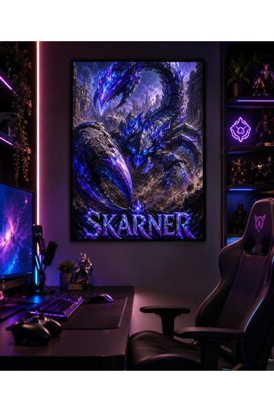 Miutic Print Studio Tablou Gaming League of Legends – Skarner, Titanul Crista...