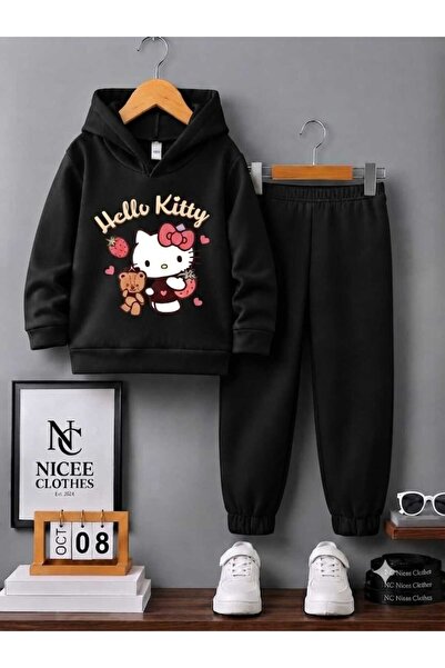 Leto Lykia Children's Tracksuit Set Unisex (Double Hello Kitty Winter Print)